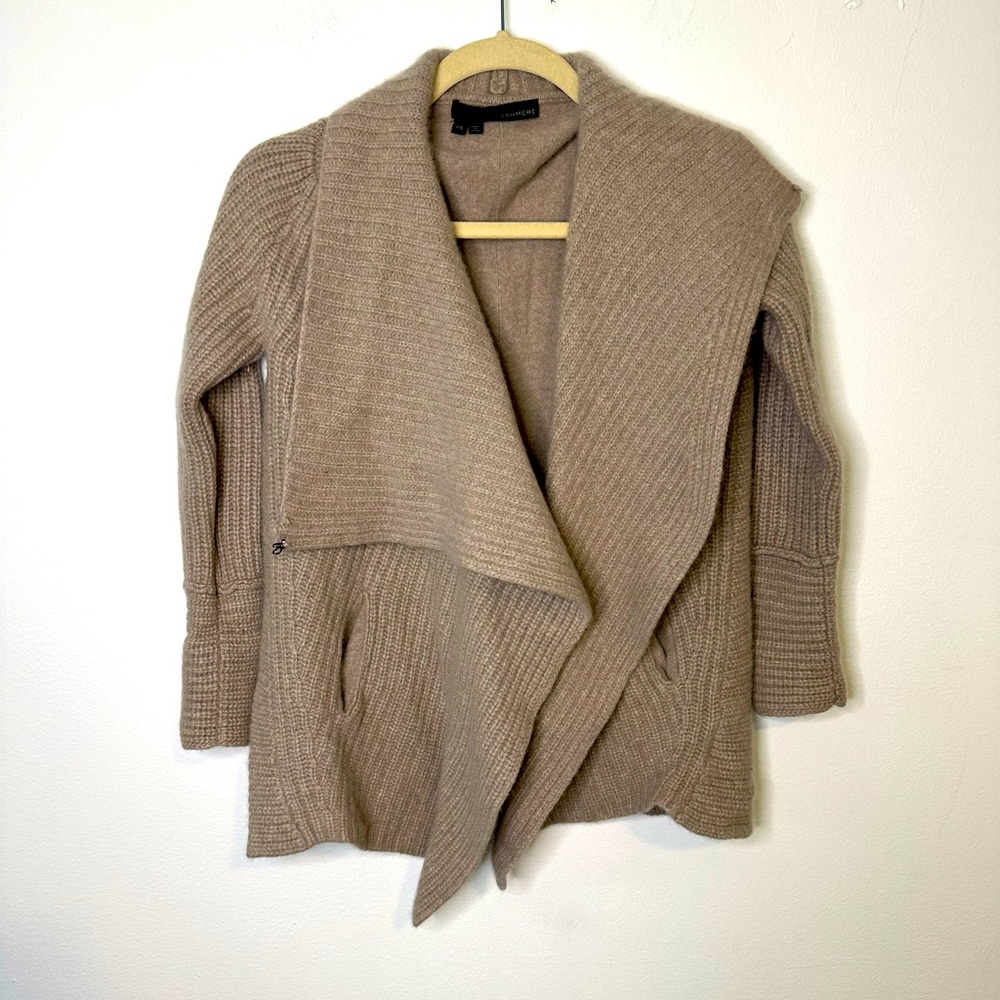 360 Cashmere Open front sweater sz XS in mauve